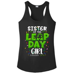 Sister of The Leap Day February 29th Birthday Leap Year Ladies PosiCharge Competitor Racerback Tank