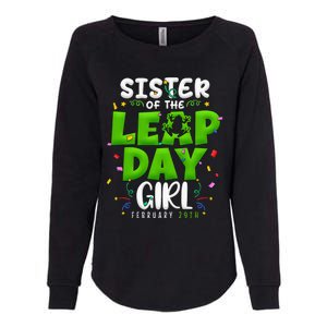 Sister of The Leap Day February 29th Birthday Leap Year Womens California Wash Sweatshirt