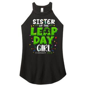 Sister of The Leap Day February 29th Birthday Leap Year Women's Perfect Tri Rocker Tank