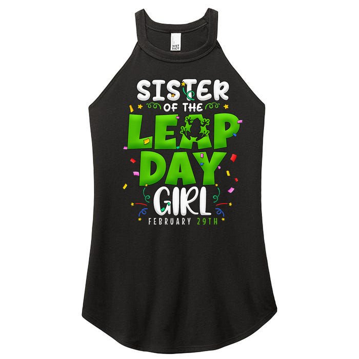 Sister of The Leap Day February 29th Birthday Leap Year Women's Perfect Tri Rocker Tank