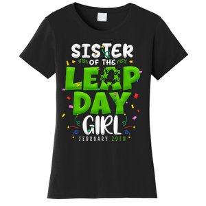 Sister of The Leap Day February 29th Birthday Leap Year Women's T-Shirt