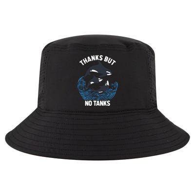 Save Orcas Thanks But No Tanks Gift Thanks But No Tanks Gift Cool Comfort Performance Bucket Hat