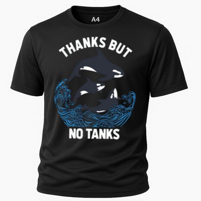 Save Orcas Thanks But No Tanks Gift Thanks But No Tanks Gift Performance Shirt