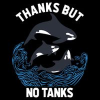 Save Orcas Thanks But No Tanks Gift Thanks But No Tanks Gift Sustainable Bucket Hat