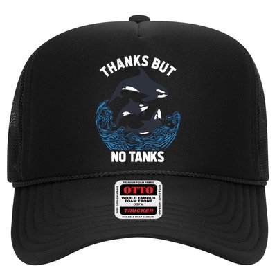 Save Orcas Thanks But No Tanks Gift Thanks But No Tanks Gift Trucker Hat