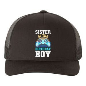 Sister of the Birthday Matching Video Gamer Birthday Yupoong Adult 5-Panel Trucker Hat