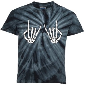 Sign Of The Horns Lover Design For Cool Men And Women Kids Tie-Dye T-Shirt