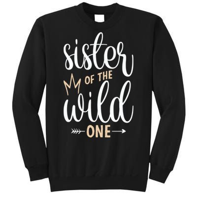 Sister Of The Wild One Birthday Sweatshirt