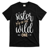 Sister Of The Wild One Birthday T-Shirt