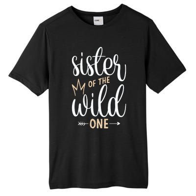 Sister Of The Wild One Birthday Tall Fusion ChromaSoft Performance T-Shirt