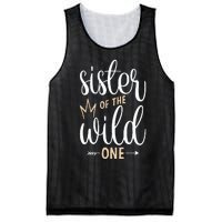 Sister Of The Wild One Birthday Mesh Reversible Basketball Jersey Tank