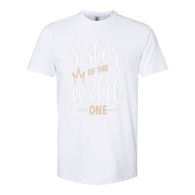 Sister Of The Wild One Birthday Softstyle CVC T-Shirt