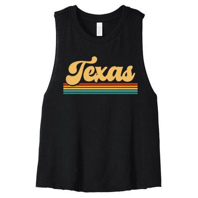 State of Texas Women's Racerback Cropped Tank