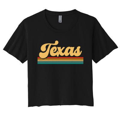 State of Texas Women's Crop Top Tee