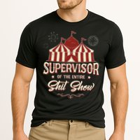 Supervisor Of The Entire Shit Show Funny Circus Boss Cooling Performance Crew T-Shirt