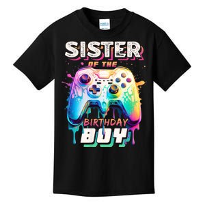 Sister Of The Birthday Boy Matching Video Game Birthday Kids T-Shirt