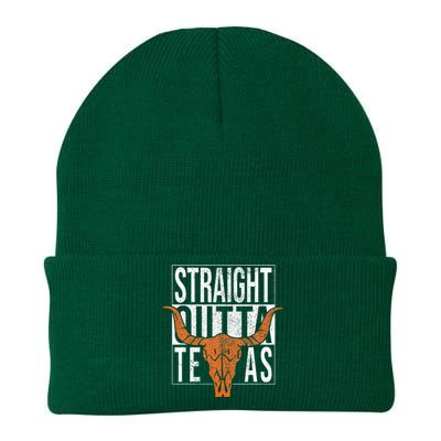 Straight Outta Texas 1845 For Proud Texans Knit Cap Winter Beanie