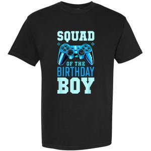 Squad Of The Birthday Boy Matching Video Gamer Birthday Garment-Dyed Heavyweight T-Shirt