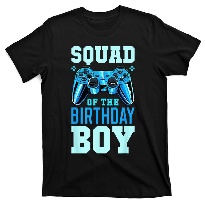 Squad Of The Birthday Boy Matching Video Gamer Birthday T-Shirt