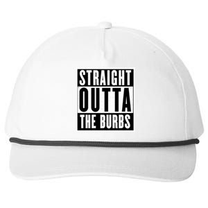 Straight Outta The Burbs Straight Outta The Suburbs Cool Gift Snapback Five-Panel Rope Hat