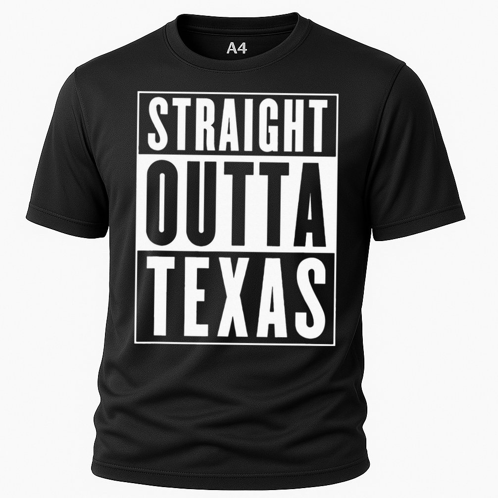 Straight Outta Texas Cooling Performance Crew T-Shirt