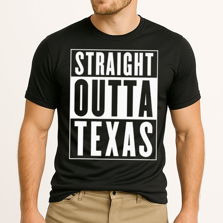 Straight Outta Texas Cooling Performance Crew T-Shirt