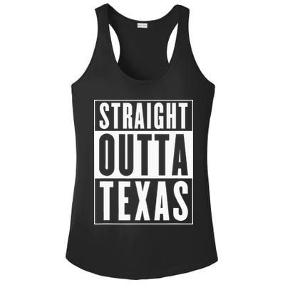 Straight Outta Texas Ladies PosiCharge Competitor Racerback Tank