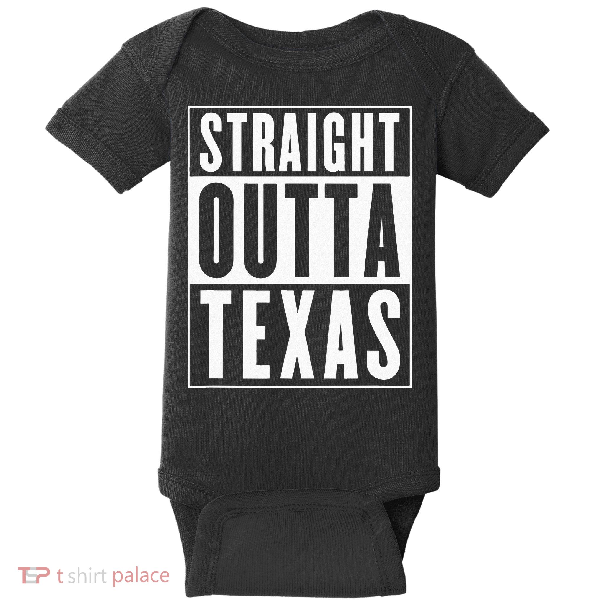 Straight Outta Texas Baby Bodysuit