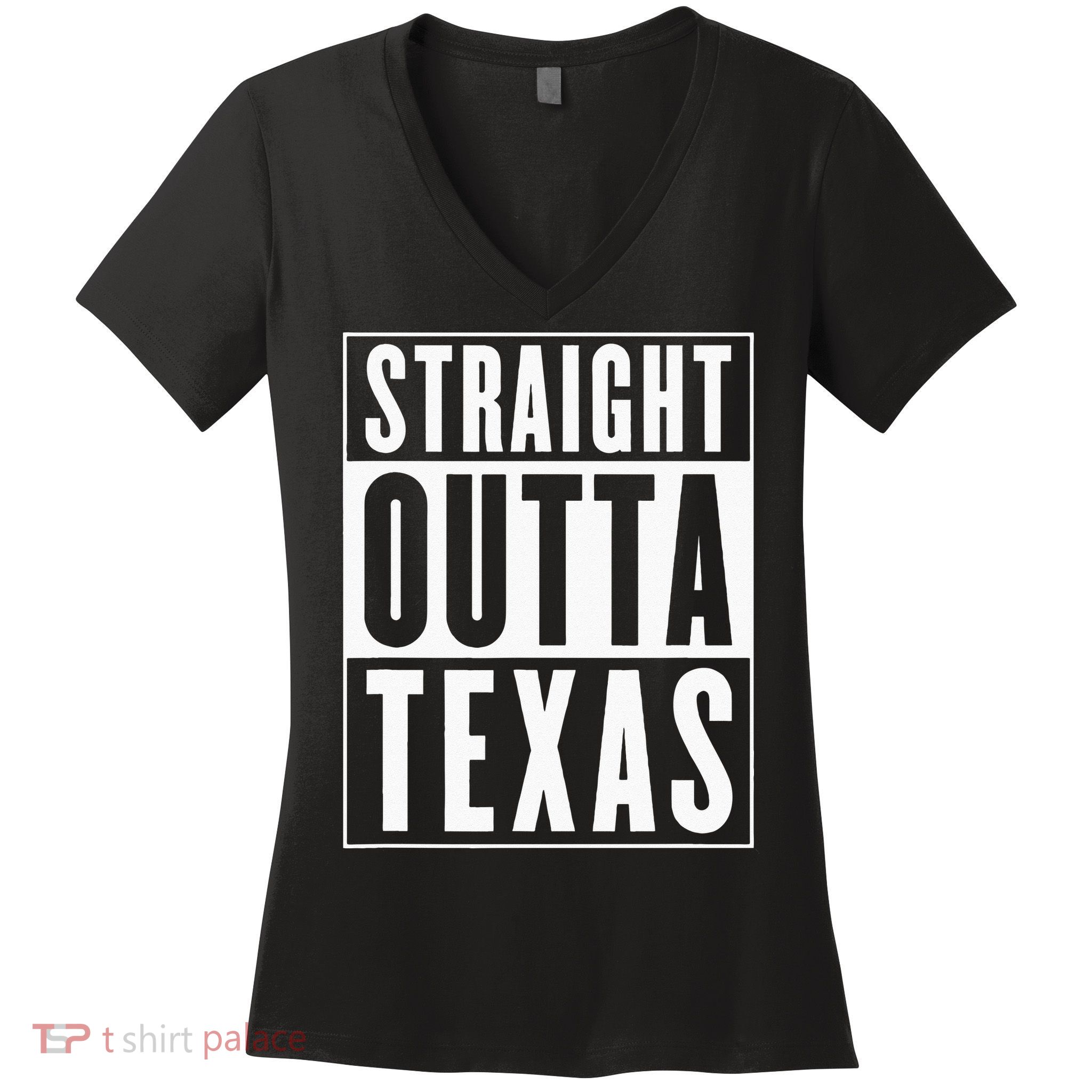 Straight Outta Texas Women's V-Neck T-Shirt