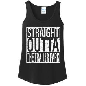 Straight Outta The Trailer Park Funny Ladies Essential Tank