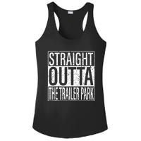 Straight Outta The Trailer Park Funny Ladies PosiCharge Competitor Racerback Tank