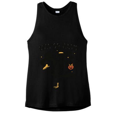 Shit Or Treat Funny Halloween Ladies PosiCharge Tri-Blend Wicking Tank