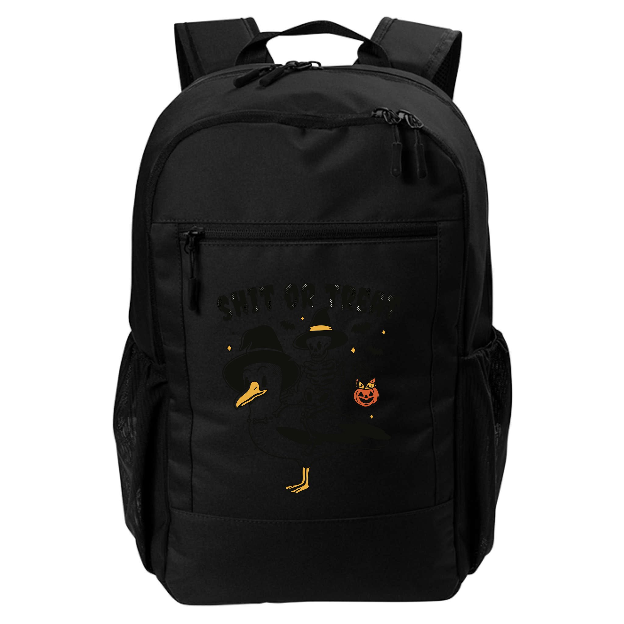 Shit Or Treat Funny Halloween Backpack