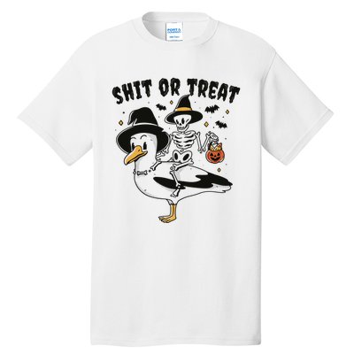 Shit Or Treat Funny Halloween Tall T-Shirt