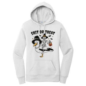 Shit Or Treat Funny Halloween Women's Pullover Hoodie