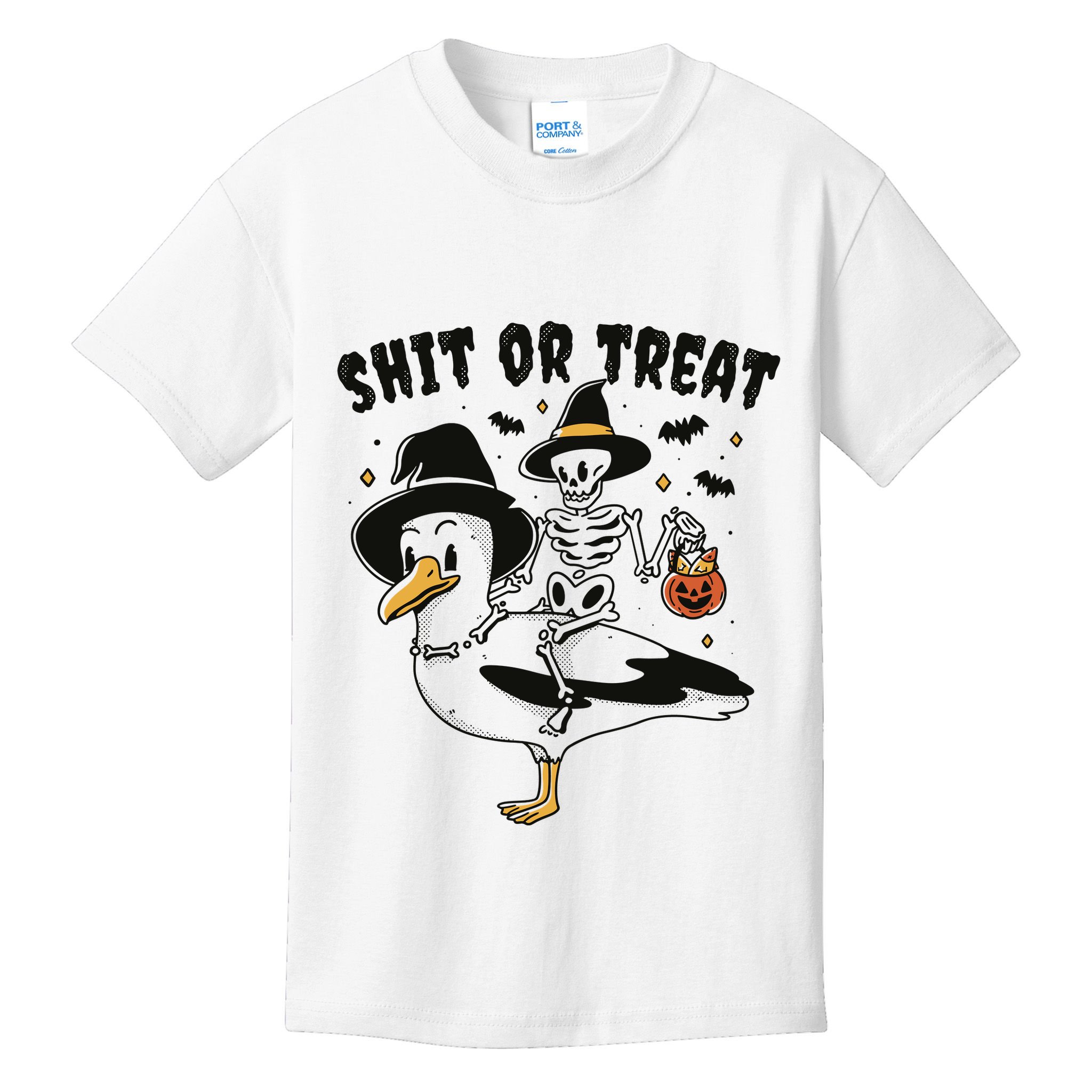 Shit Or Treat Funny Halloween Kids T-Shirt