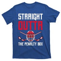 Straight Outta The Penalty Box Funny Goal Keeper Ice Hockey Gift T-Shirt