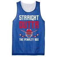 Straight Outta The Penalty Box Funny Goal Keeper Ice Hockey Gift Mesh Reversible Basketball Jersey Tank