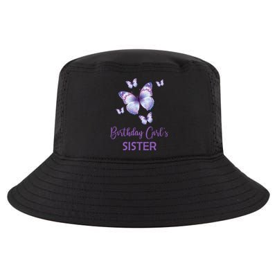 Sister Of The Birthday Butterfly Family 1st Birthday Meaningful Gift Cool Comfort Performance Bucket Hat