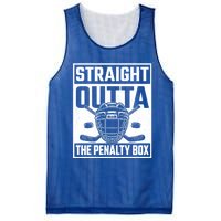 Straight Outta The Penalty Box Funny Hockey Goalie Player Gift Mesh Reversible Basketball Jersey Tank