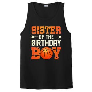 Sister Of The Birthday Basketball Mother Mom Funny PosiCharge Competitor Tank