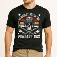 Straight Outta The Penalty Box retro Hockey Player Cooling Performance Crew T-Shirt