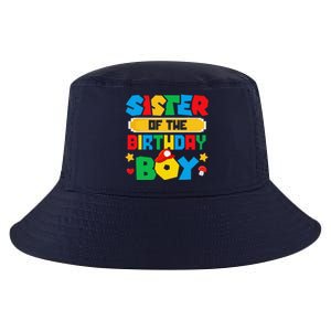 Sister Of The Birthday Boy Game Gaming Family Matching Cool Comfort Performance Bucket Hat