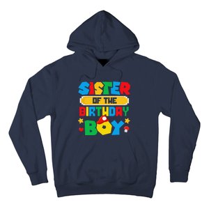 Sister Of The Birthday Boy Game Gaming Family Matching Hoodie