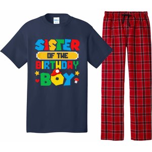 Sister Of The Birthday Boy Game Gaming Family Matching Pajama Set