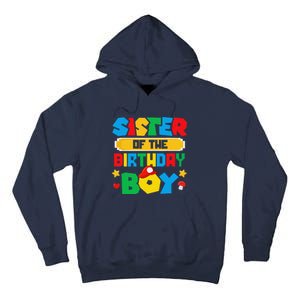 Sister Of The Birthday Boy Game Gaming Family Matching Tall Hoodie