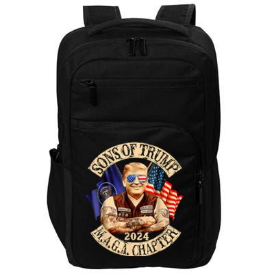 Sons Of Trump Maga Chapter 2024 4th July Impact Tech Backpack