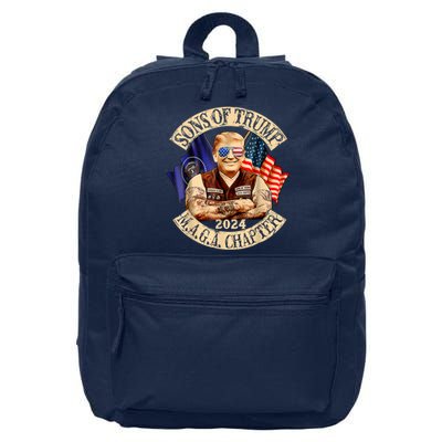 Sons Of Trump Maga Chapter 2024 4th July 16 in Basic Backpack