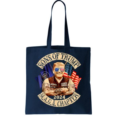 Sons Of Trump Maga Chapter 2024 4th July Tote Bag