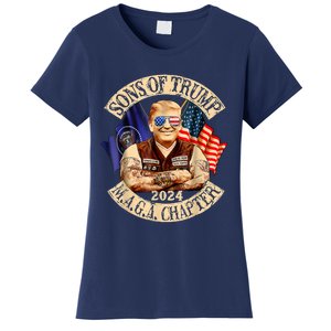 Sons Of Trump Maga Chapter 2024 4th July Women's T-Shirt